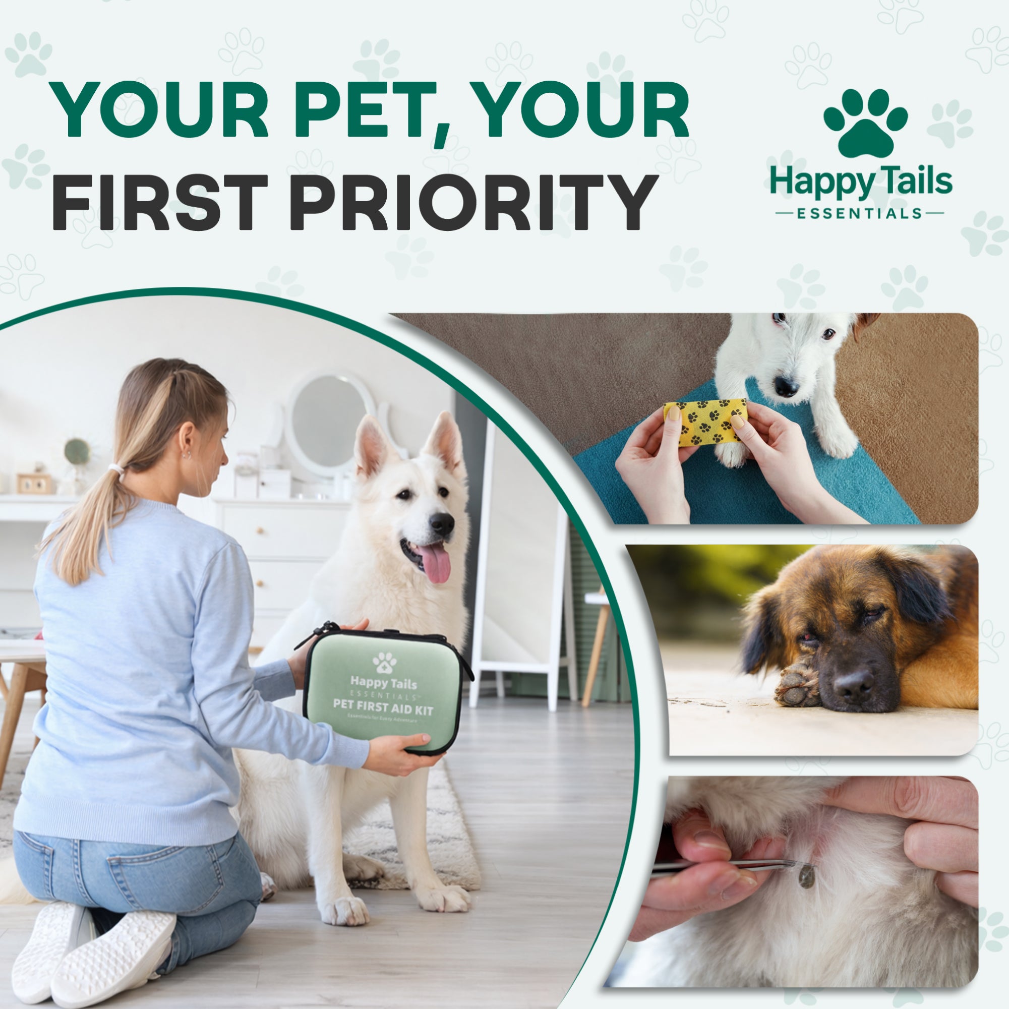 Happy Tails Essentials Pet First Aid Kit