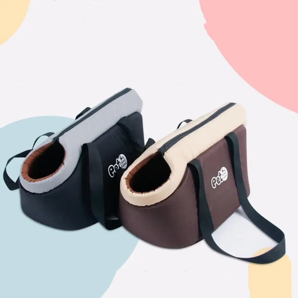 Breathable Soft-Sided Pet Carrier Bag – Portable Travel Tote for Cats & Small Dogs with Adjustable Strap & Cosy Interior Pad