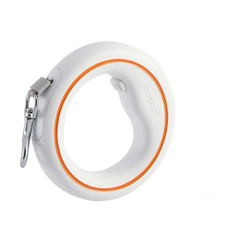 UFO Retractable Dog Leash with One-Hand Brake | Anti-Slip Handle & Strong Metal Buckle for Small & Medium Dogs