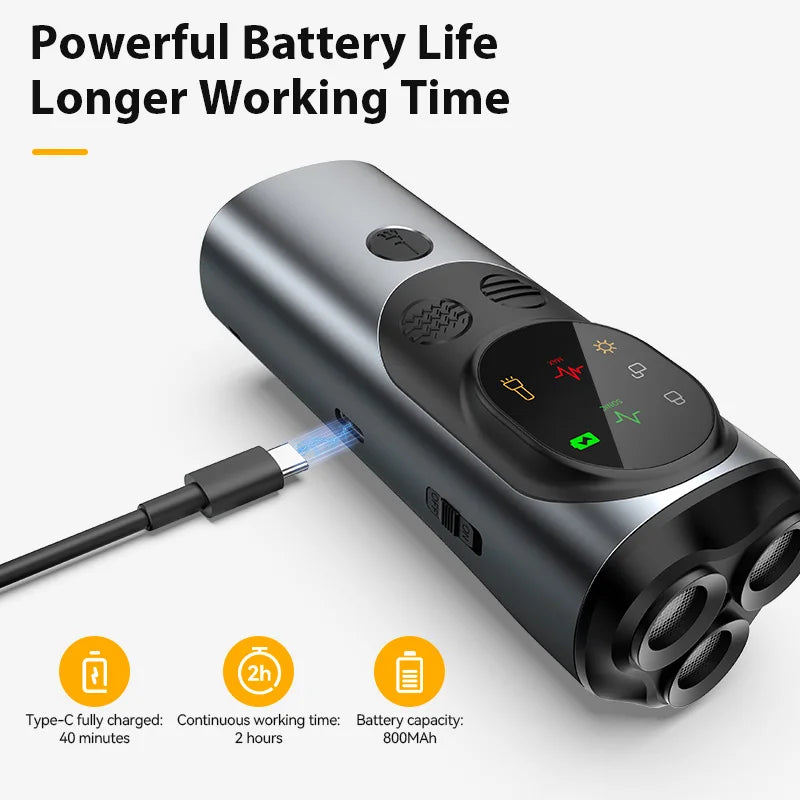 Ultrasonic Dog Repeller – Rechargeable Anti-Barking & Training Device with LED Flashlight