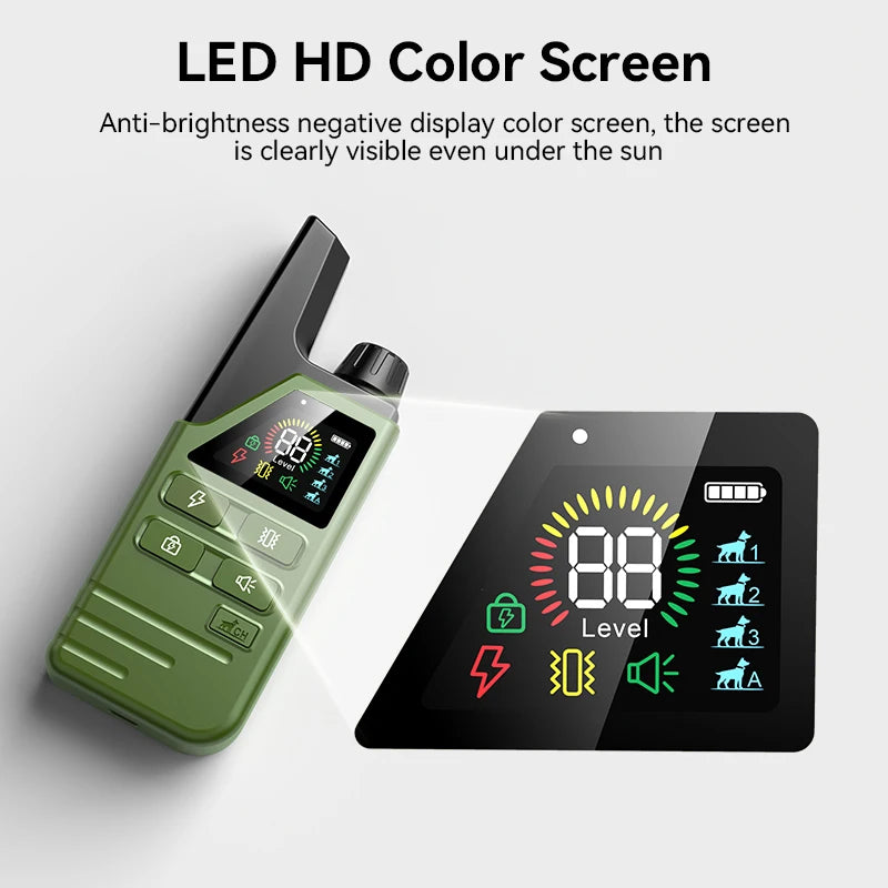 Rechargeable Dog Training Collar – Waterproof Shock, Vibration & Beep Modes with Remote