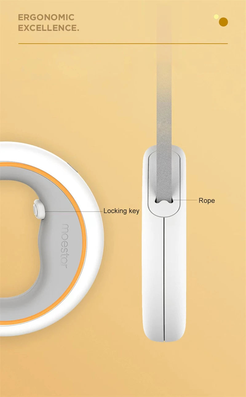 UFO Retractable Dog Leash with One-Hand Brake | Anti-Slip Handle & Strong Metal Buckle for Small & Medium Dogs