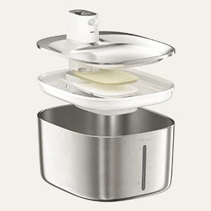 Automatic Cat Water Fountain 4L – Wireless Pet Water Dispenser with Smart Motion Sensor, Quiet Filtration System for Cats & Dogs