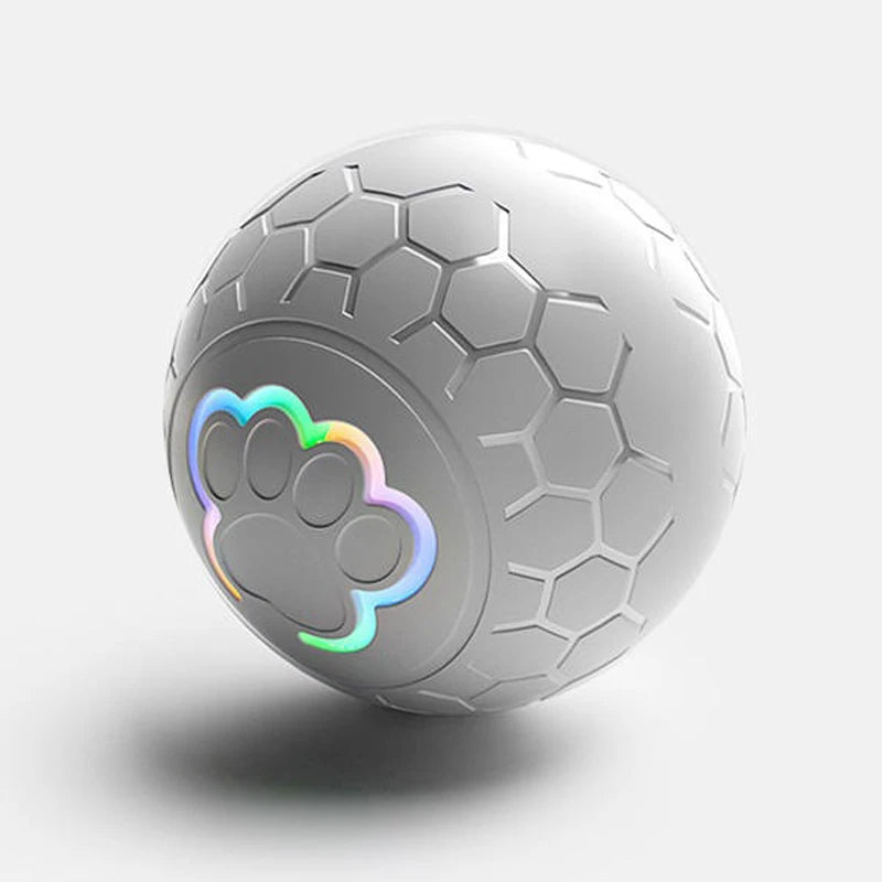 Smart Interactive Dog Toy Ball – USB Rechargeable, Automatic Bouncing & Rolling with RGB Lights for Dogs & Cats