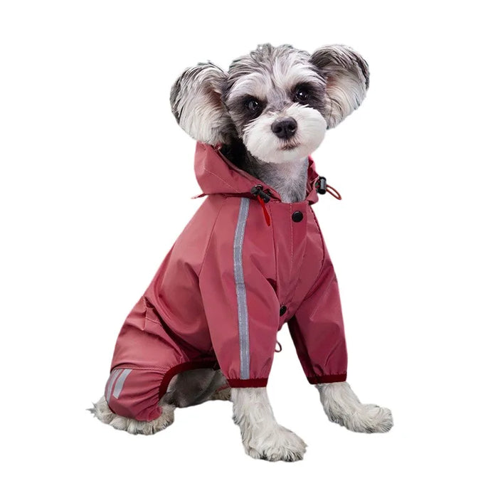 Reflective Waterproof Raincoat Jumpsuit for Small Dogs & Puppies