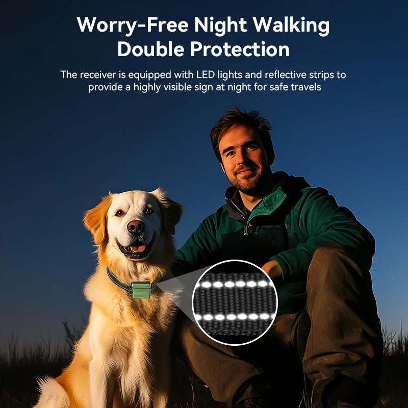 Rechargeable Dog Training Collar – Waterproof Shock, Vibration & Beep Modes with Remote