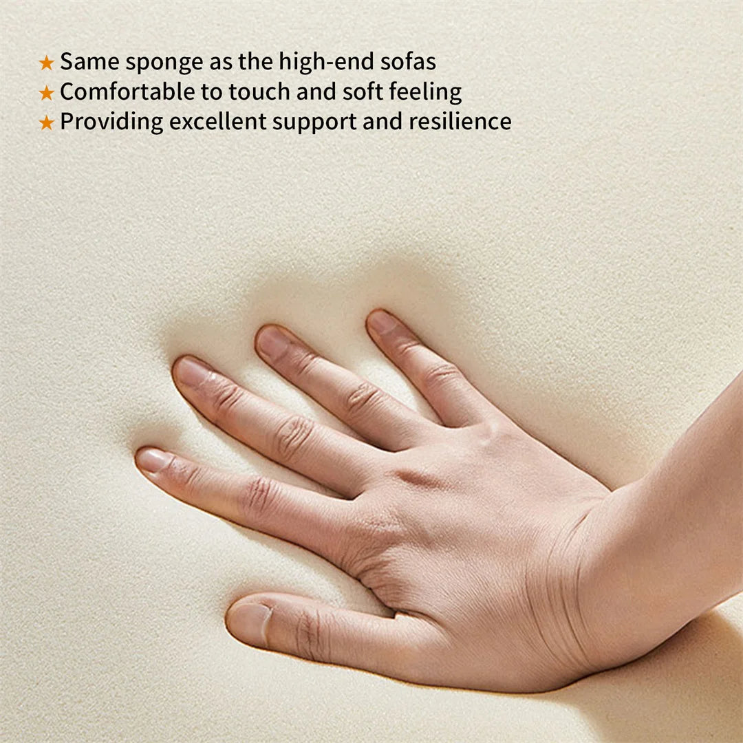 Foldable Human-Sized Orthopedic Dog Bed – 180cm Giant Calming Pet Lounger with Plush Cover for Ultimate Comfort