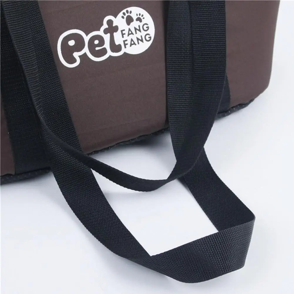 Breathable Soft-Sided Pet Carrier Bag – Portable Travel Tote for Cats & Small Dogs with Adjustable Strap & Cosy Interior Pad