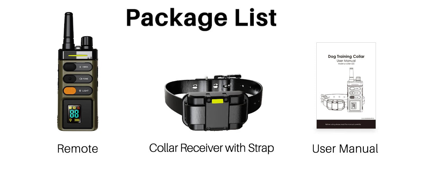 Waterproof Dog Training Collar – 5200FT Remote Electric Collar with 4 Adjustable Training Mode