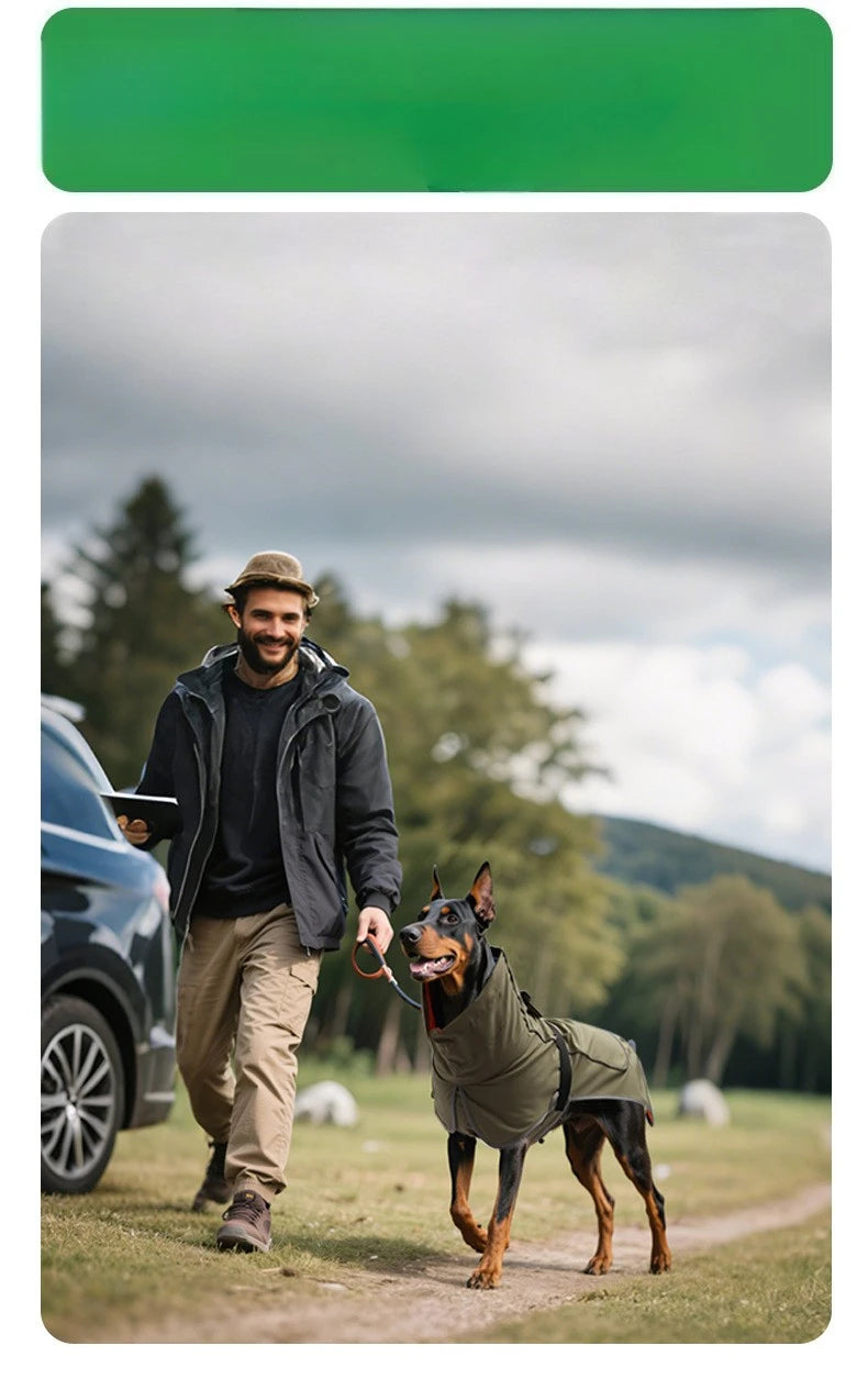 Waterproof Dog Jacket – Outdoor Rain & Windproof Coat for Small, Medium & Large Dogs