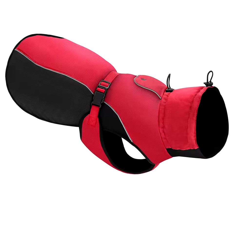 Reflective Waterproof Dog Coat – Warm Jacket for Medium & Large Dogs | Raincoat in Sizes XL to 6XL