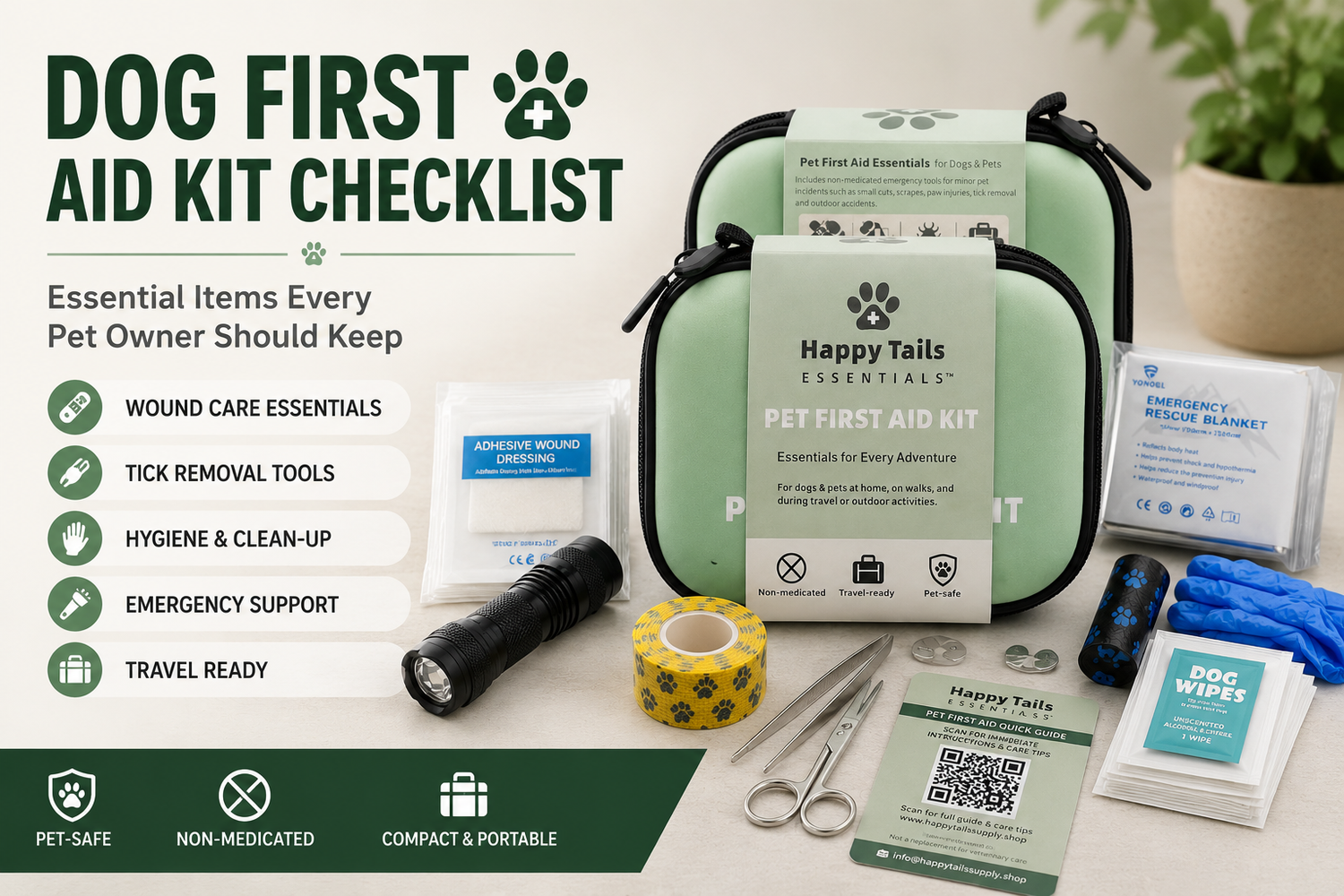 Dog First Aid Kit Checklist: Essential Items Every Pet Owner Should Keep