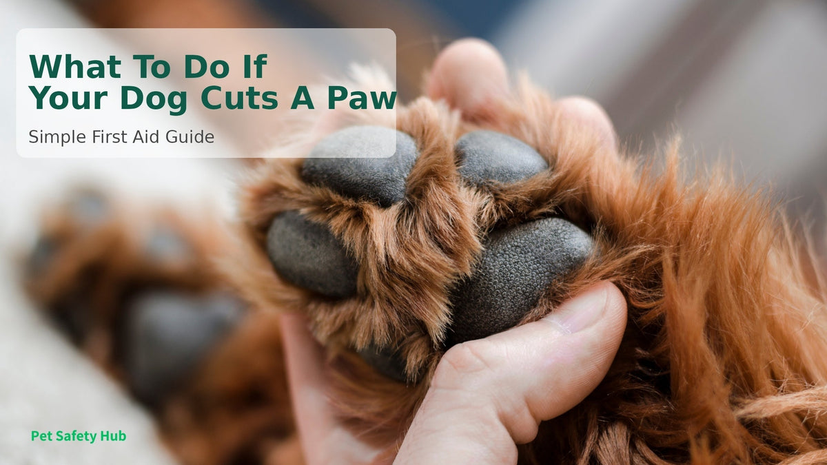 What To Do If Your Dog Cuts A Paw: A Simple First Aid Guide