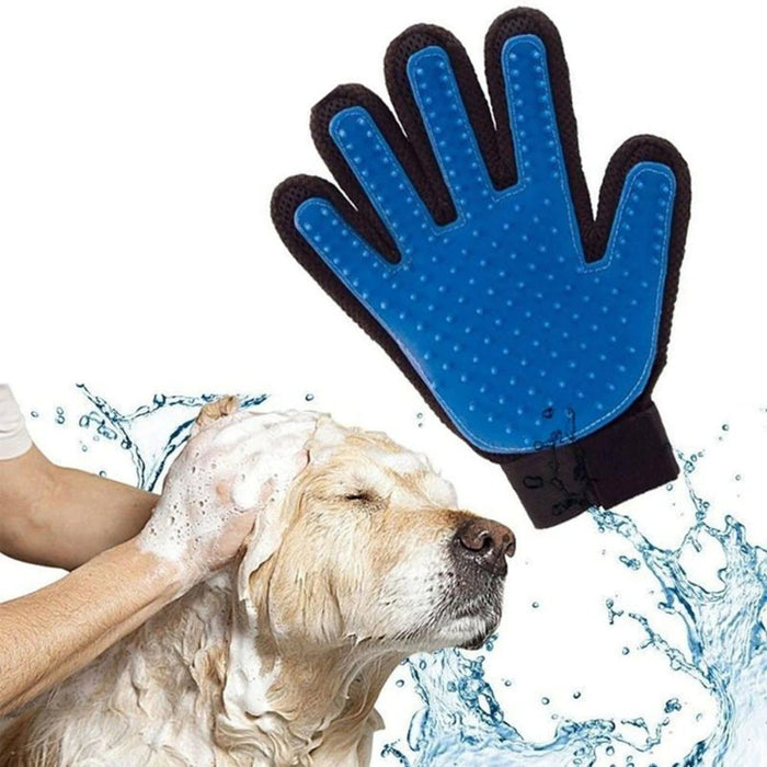 Pet Grooming Glove for Cats and Dogs: Hair Deshedding and Cleaning