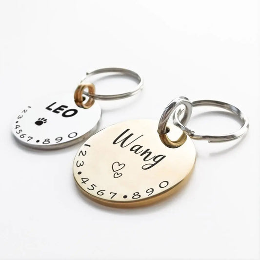 Personalised Pet ID Tags – Custom Engraved for Dogs & Cats