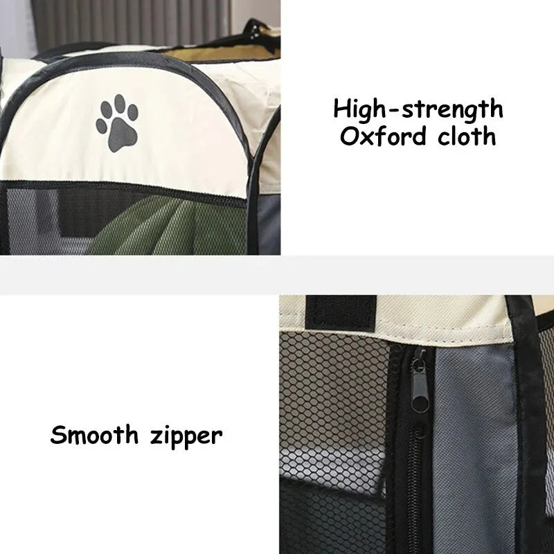 Easy-to-Use Large Pet Tent: Portable, Foldable, Octagonal Design for Outdoor Shelter