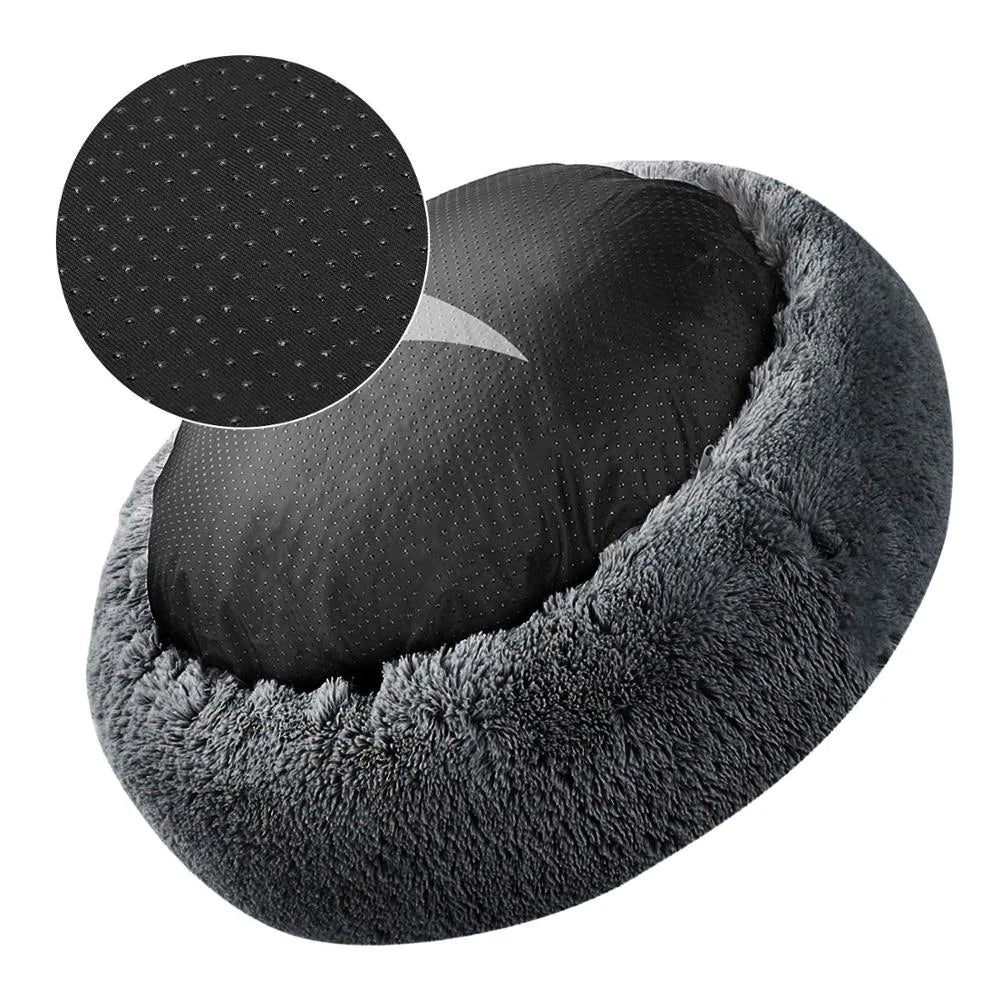 Dog Calming Donut Bed: Plush and Washable