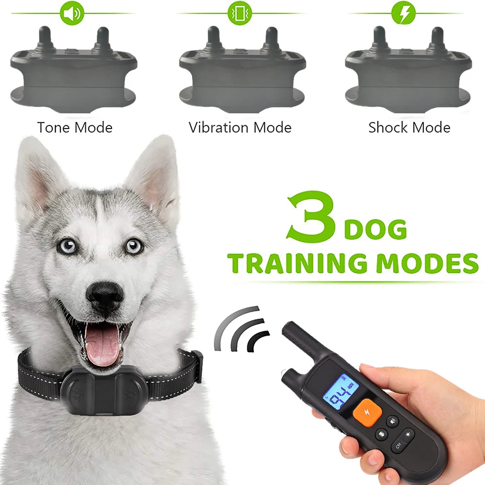 Ultimate Electric Dog Training Collar – Waterproof, Rechargeable & Remote-Controlled