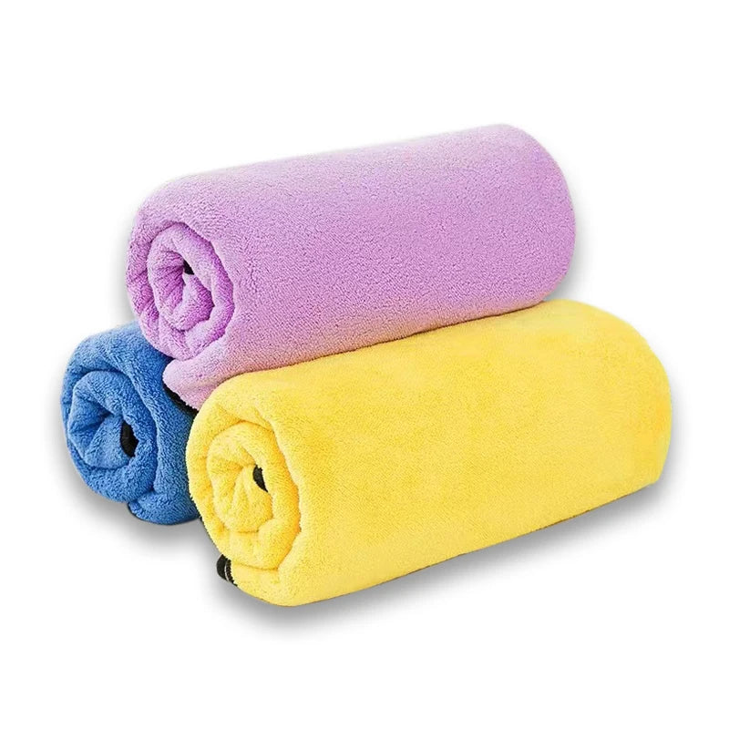 Quick Dry Pet Towel: Soft and Absorbent Bathrobe for Dogs and Cats