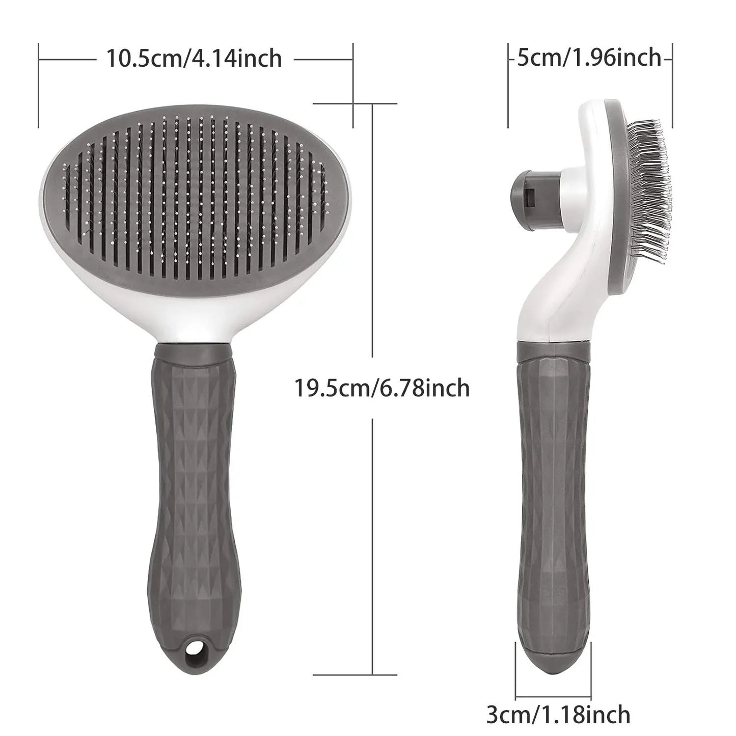 Self-Cleaning Pet Hair Remover Brush for Dogs and Cats