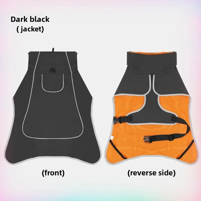 Waterproof Dog Jacket – Outdoor Rain & Windproof Coat for Small, Medium & Large Dogs