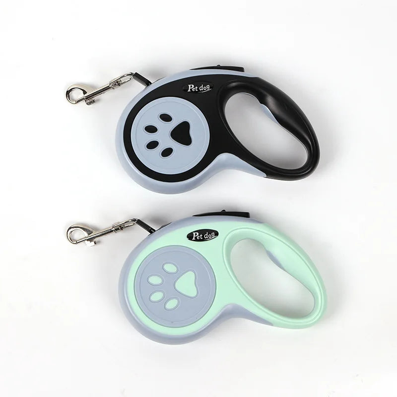 Durable Retractable Nylon Pet Leash - 3m/5m for Small Dogs and Cats