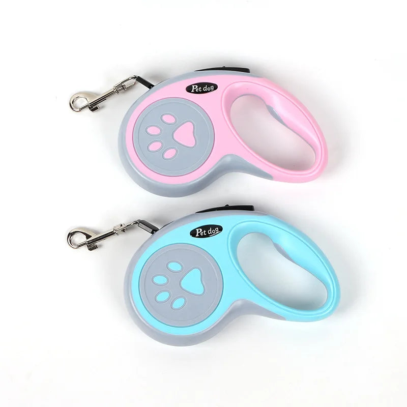 Durable Retractable Nylon Pet Leash - 3m/5m for Small Dogs and Cats