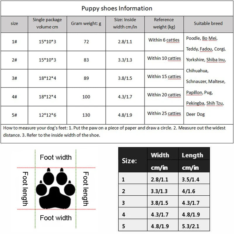 Non-Slip Dog Shoes with Warm Plush Lining – Waterproof Pet Boots for Winter, Walking & Outdoor Protection (4 Pack)