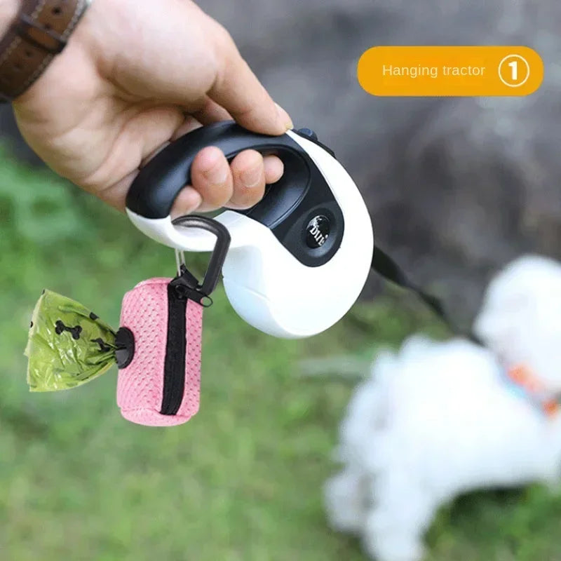 Dog Poop Bag Dispenser - Convenient Hanging Holder for Walks