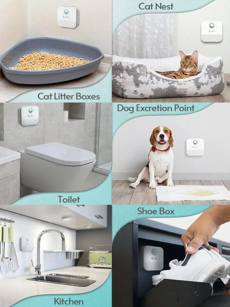 Smart Pet Odour Eliminator – Ultimate Cat Litter Box Purifier & Deodoriser