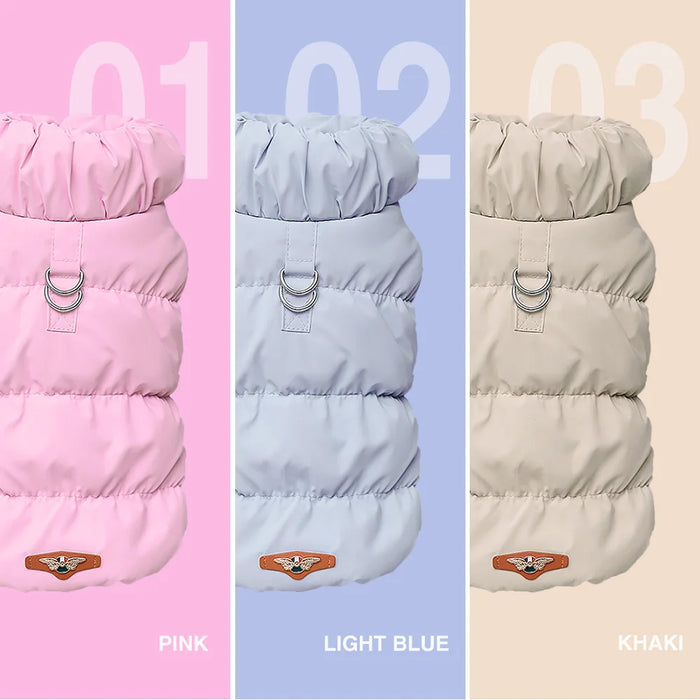 Stylish & Premium Warm Dog Coat – Winter Jacket for Small Dogs, Chihuahuas, French Bulldogs & Poodles, Soft Padded Pet Outfit