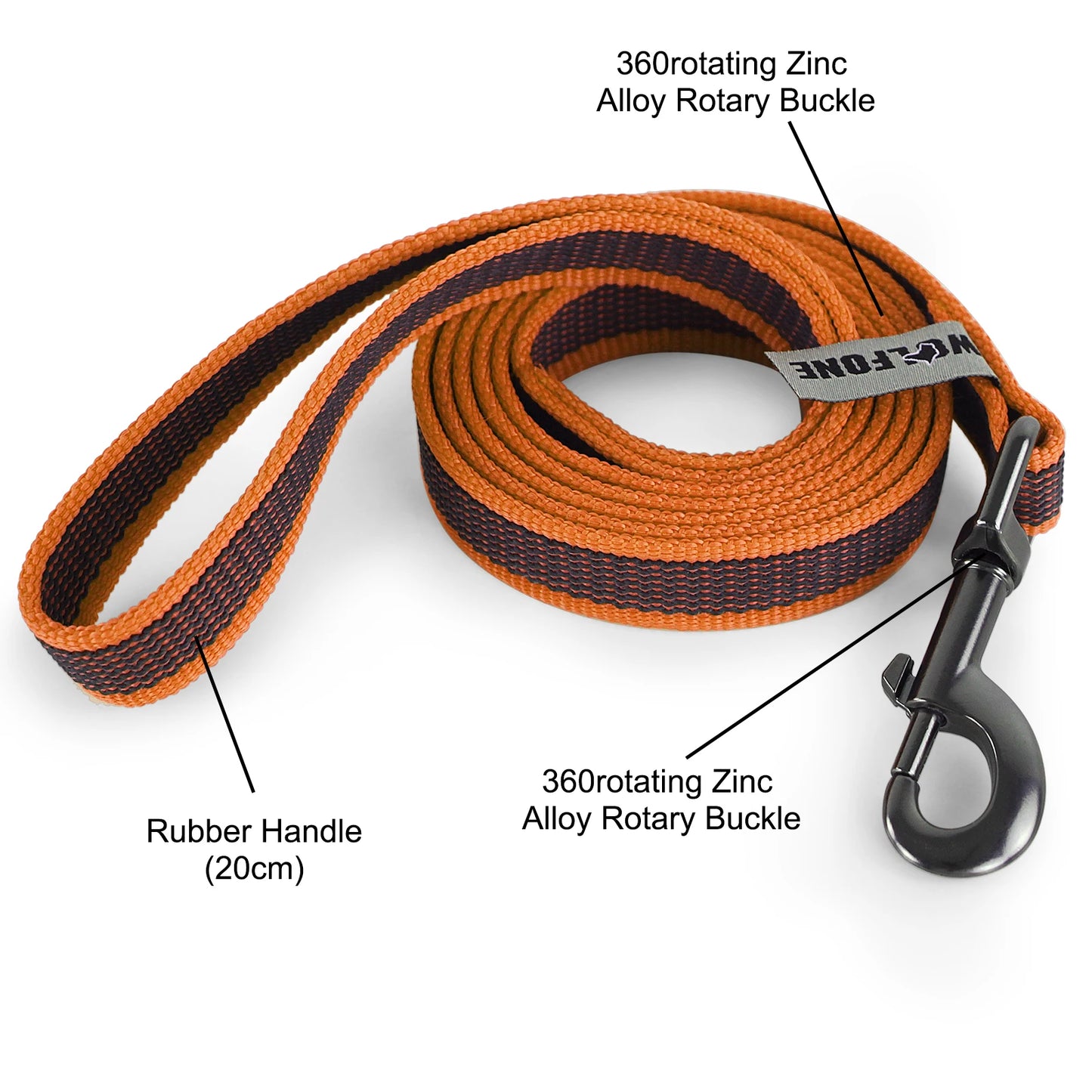 Durable Dual-Colour Long Dog Lead – 1.5M/3M/5M/15M – Easy & Convenient Training for Small to Medium Dogs