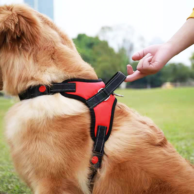 Reflective Adjustable Dog Harness: Ideal for Walking, Training, and Safety