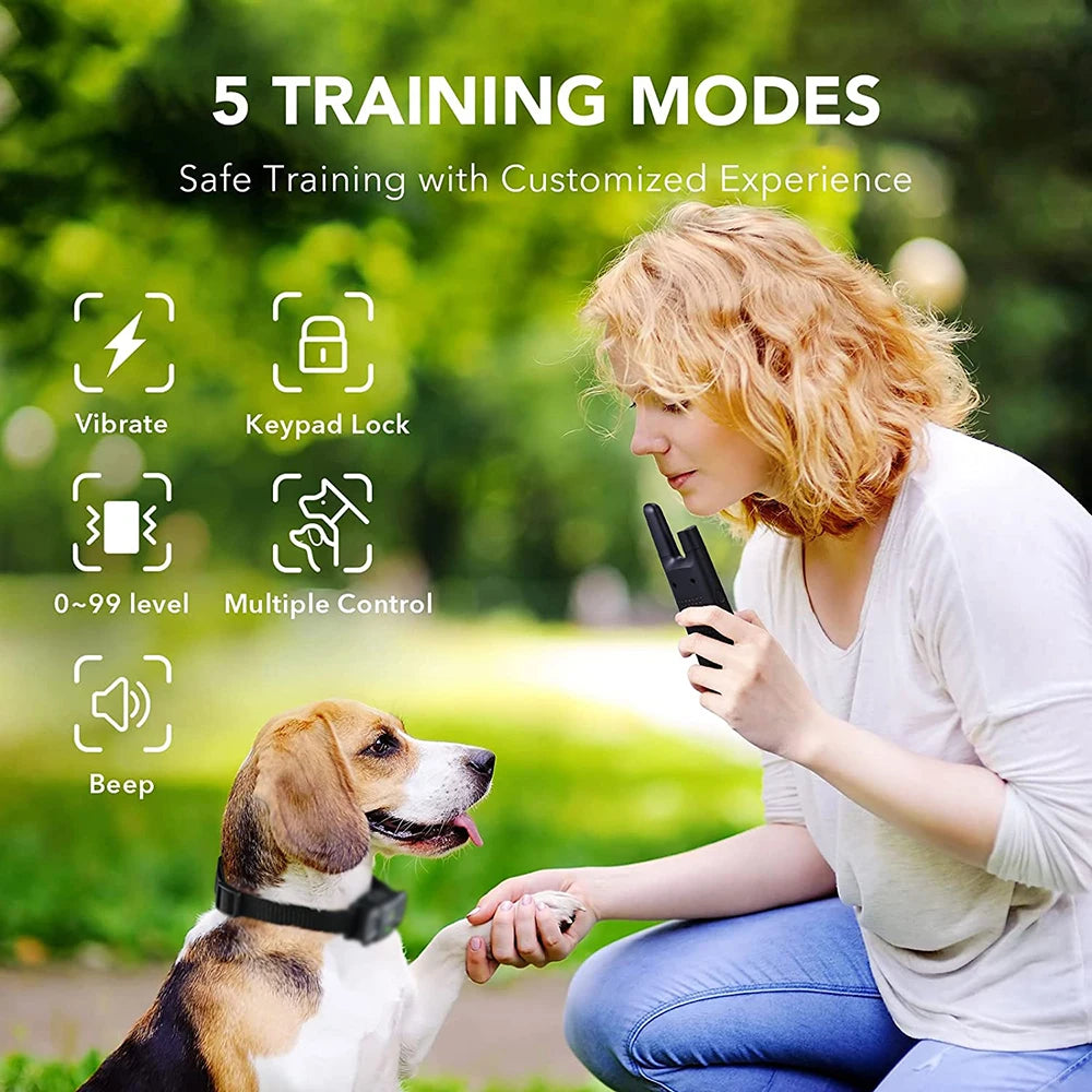 Ultimate Electric Dog Training Collar – Waterproof, Rechargeable & Remote-Controlled