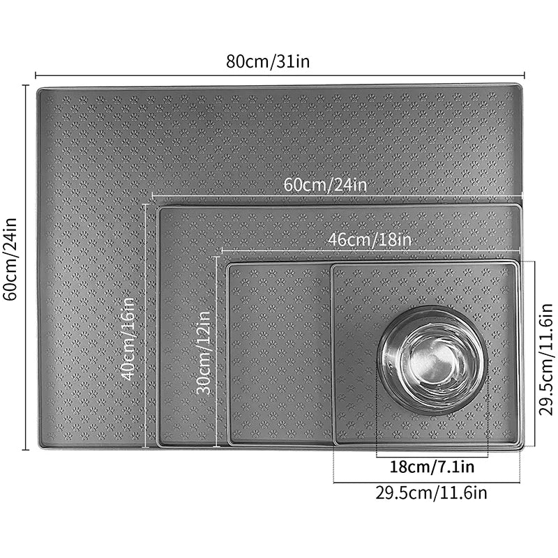 Pet Silicone Placemat - Waterproof and Multi-Use