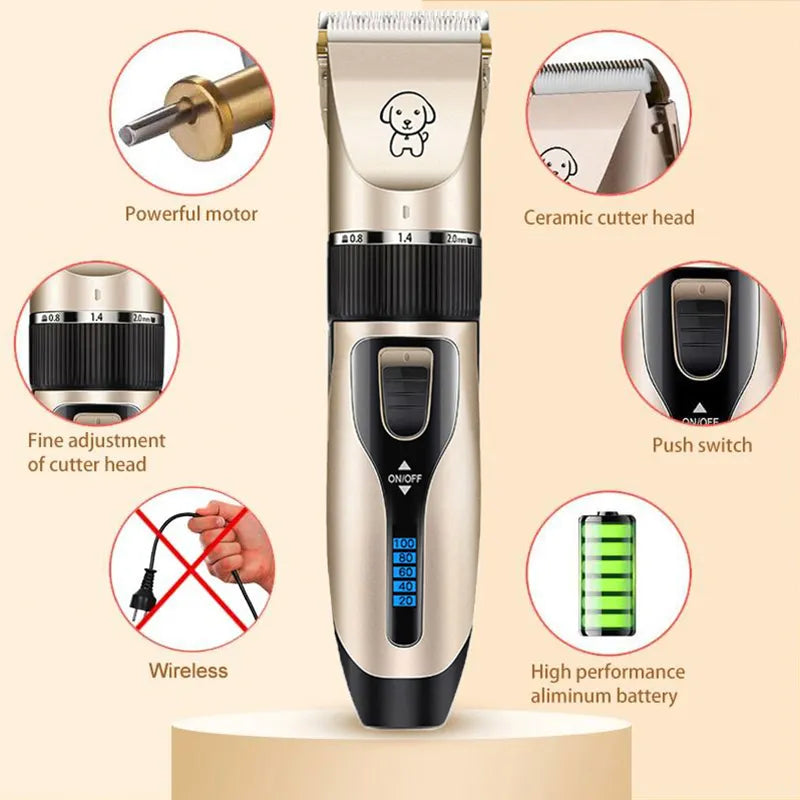 Professional Pet Hair Clipper for Dogs and Cats