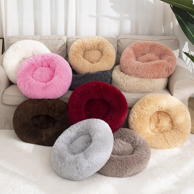 Dog Calming Donut Bed: Plush and Washable