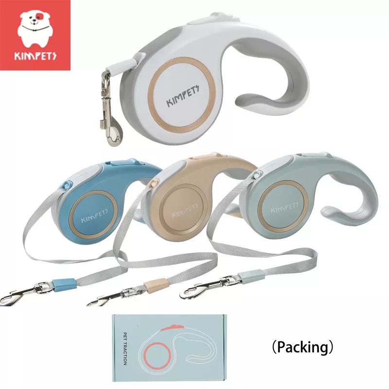 Kimpets Retractable Automatic Dog Leash for Small to Medium Pet