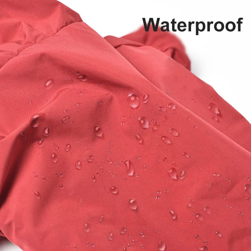 Waterproof Dog Winter Coat with Hood – Warm Cotton Jacket for Small Dogs & Cats, Reflective Pet Clothes for Cold Weather