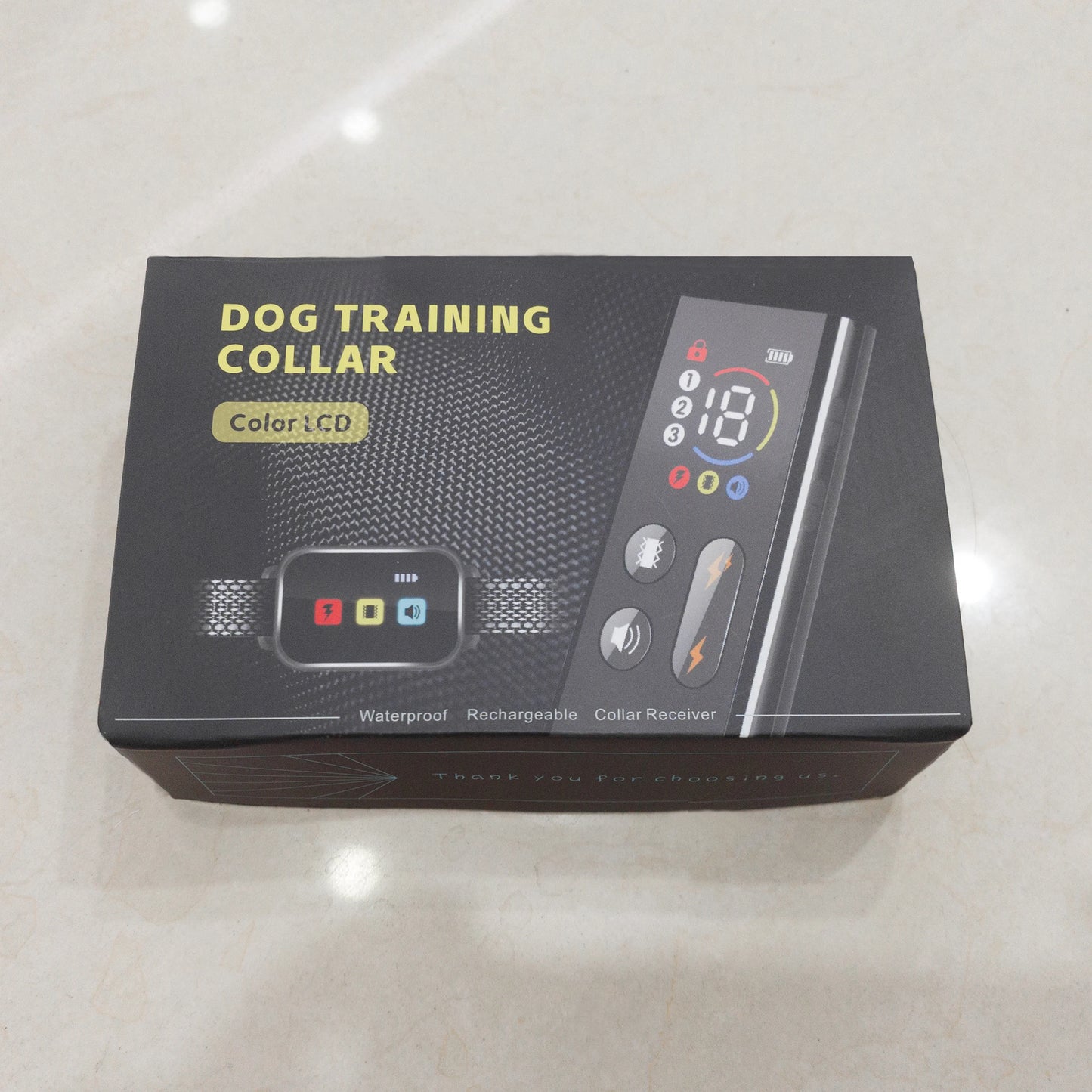 Dog Training Collar with Remote – 4 Modes Behavior Control E-Collar, Waterproof Electric Dog Collar for Large & Medium Dogs, Rechargeable & Adjustable