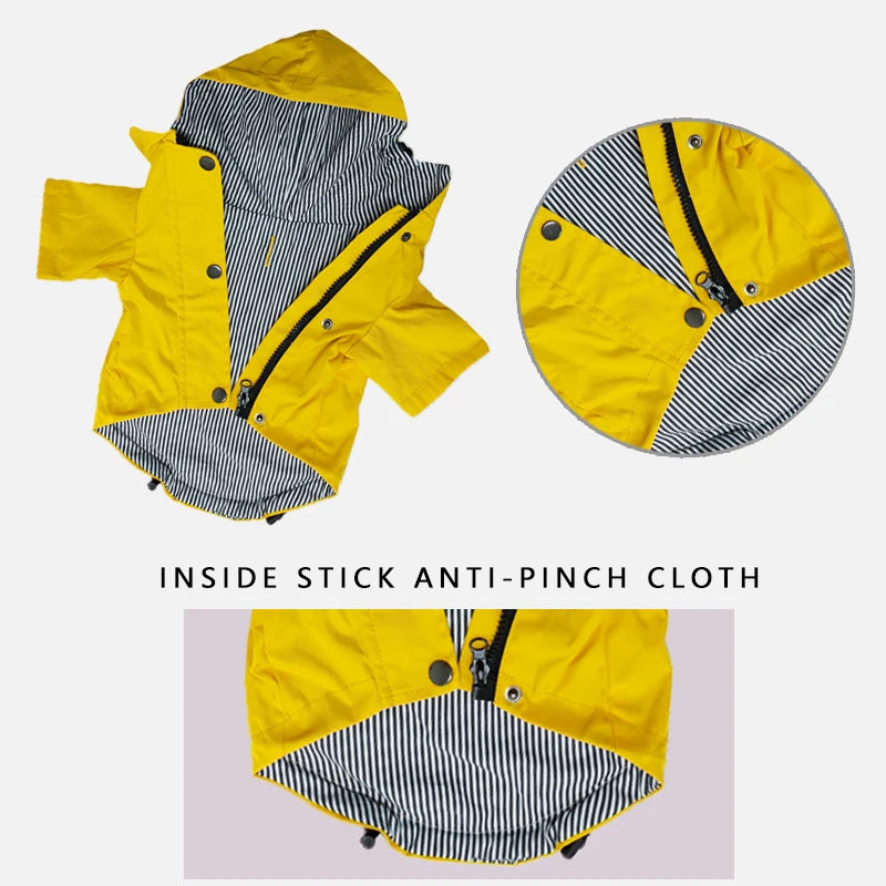 Stylish Waterproof Dog Raincoat