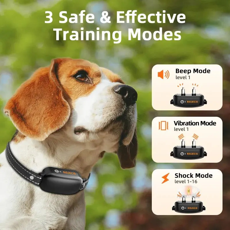 Remote Control Dog Training Collar: Rechargeable & Waterproof