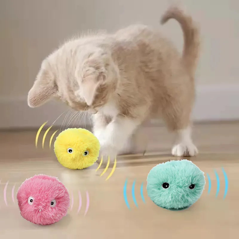 Interactive Electric Catnip Training Ball: Smart Toy for Cats