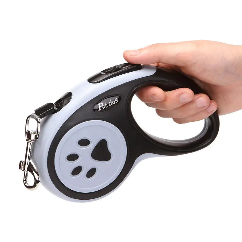 Durable Retractable Nylon Pet Leash - 3m/5m for Small Dogs and Cats