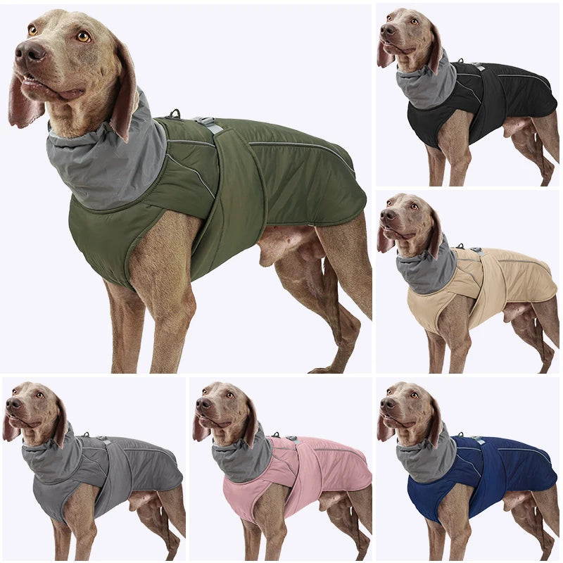 Luxury Waterproof Winter Dog Jacket - Soft, Padded & Reflective Coat for Small, Medium & Large Dogs