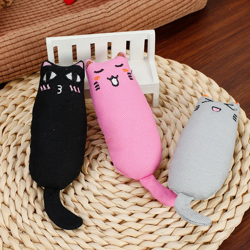 Cute Catnip Toys for Cat's Dental Health and Playtime