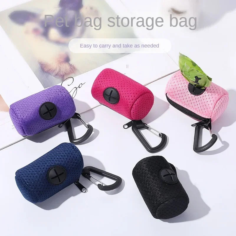 Dog Poop Bag Dispenser - Convenient Hanging Holder for Walks