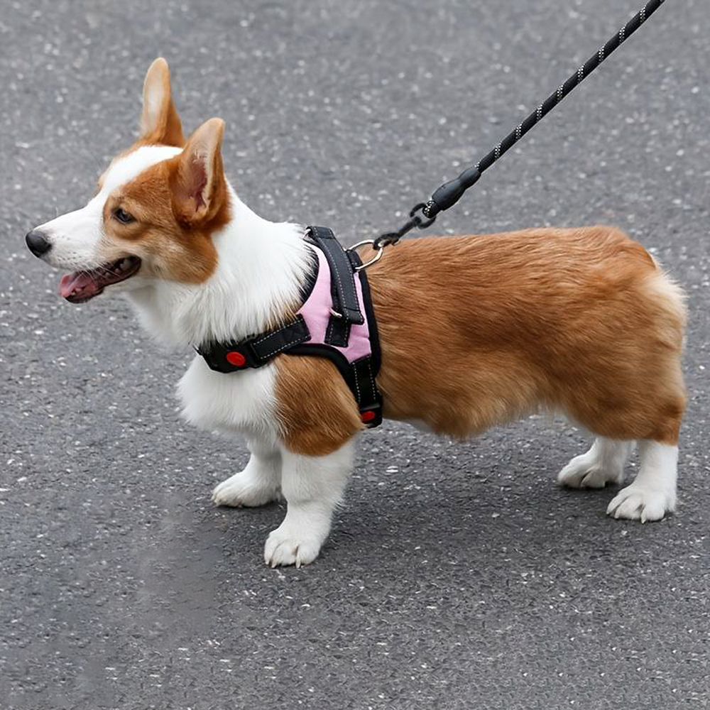 dog with harness