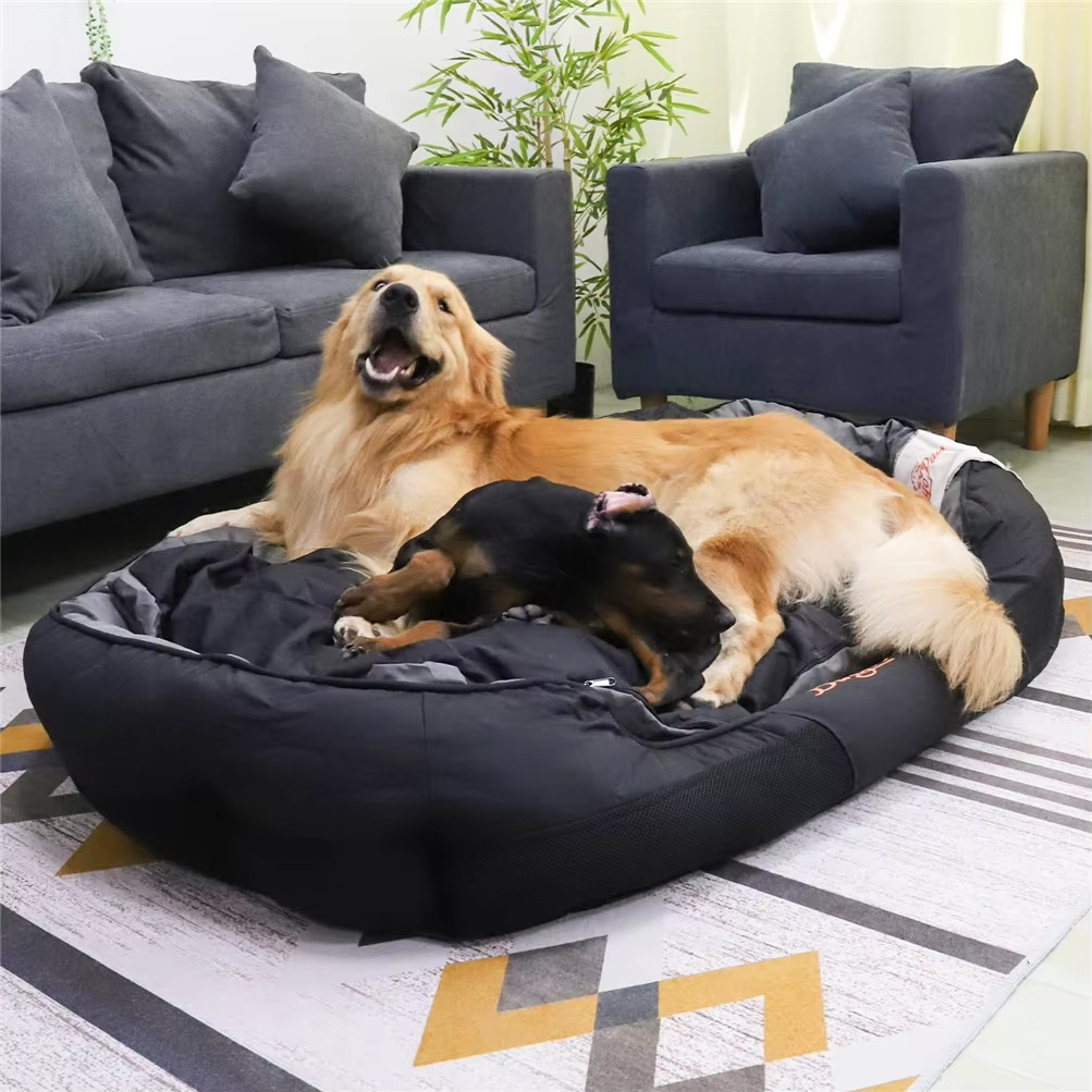 Waterproof Calming Dog Bed for All Seasons - Pet Sofa & Kennel Cushion with Removable Oxford Cover, Sizes L to XXL